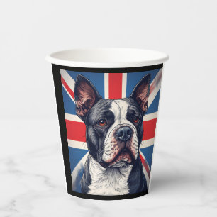 Staffordshire Bull Terrier United Kingdom Paper Cups