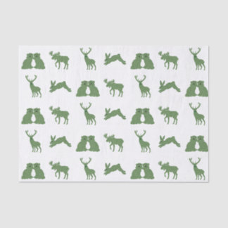 Staffordshire Dogs Topiary Deer Rabbit Tissue Paper