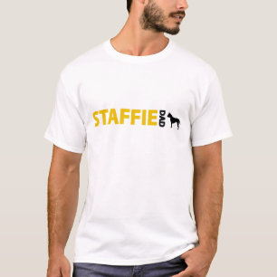 Staffordshire Terrier Dad T-Shirt