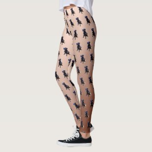 Staffordshire Terrier Oil Paint, Ladies Leggings