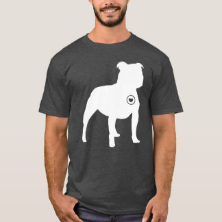 Staffy love retro T-Shirt