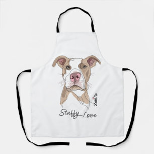 Staffy Love - Zani Mo Protection Apron