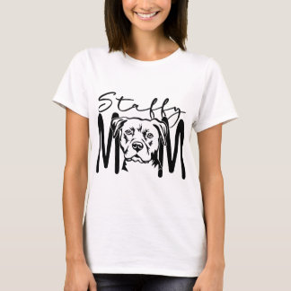 Staffy Mum T-Shirt