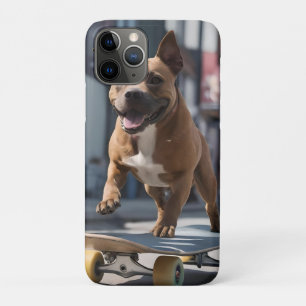 Staffy Skateboarder, Case-Mate iPhone Case