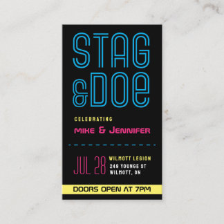 Stag and Doe Party Fundraiser Tickets
