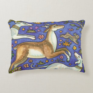 Stag And Hounds, Classic Motif ACCENT PILLOW
