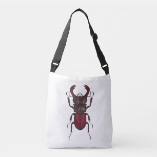 Stag beetle crossbody bag