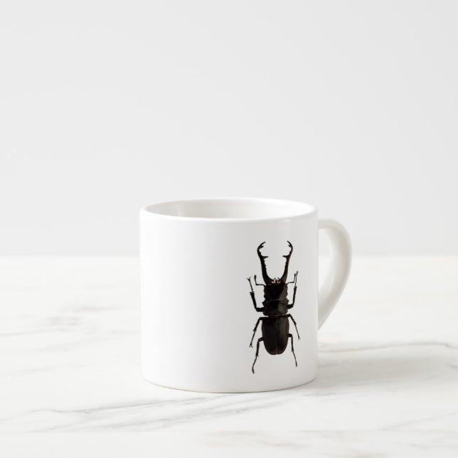 Stag Beetle Espresso Cup (Front Right)