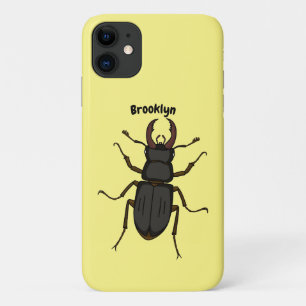 Stag beetle insect illustration Case-Mate iPhone case