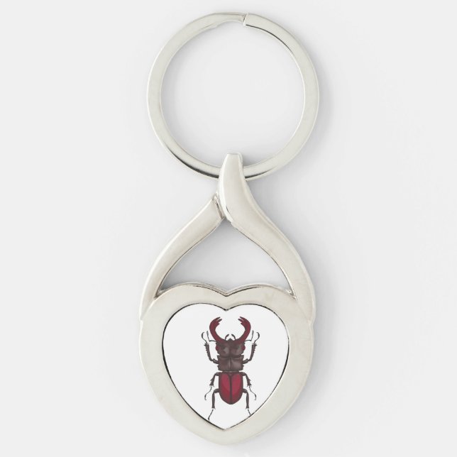 Stag beetle key ring (Front)