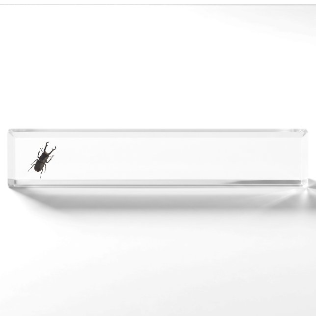 Stag Beetle Nameplate (Front)