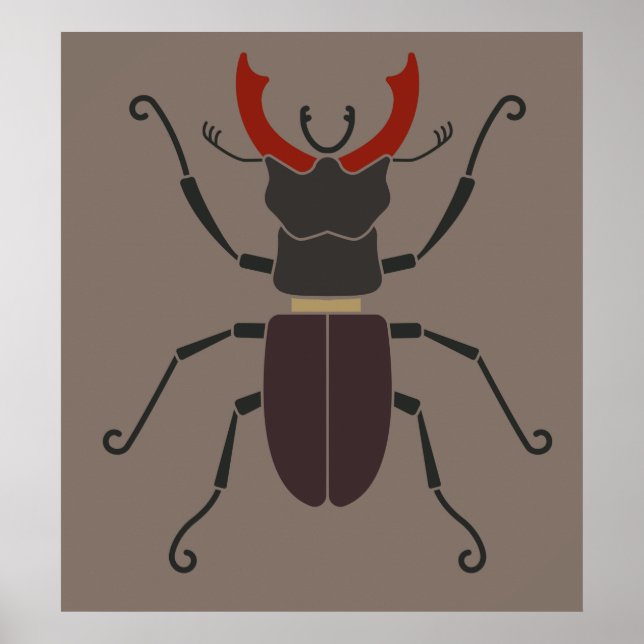 Stag Beetle Poster (Front)