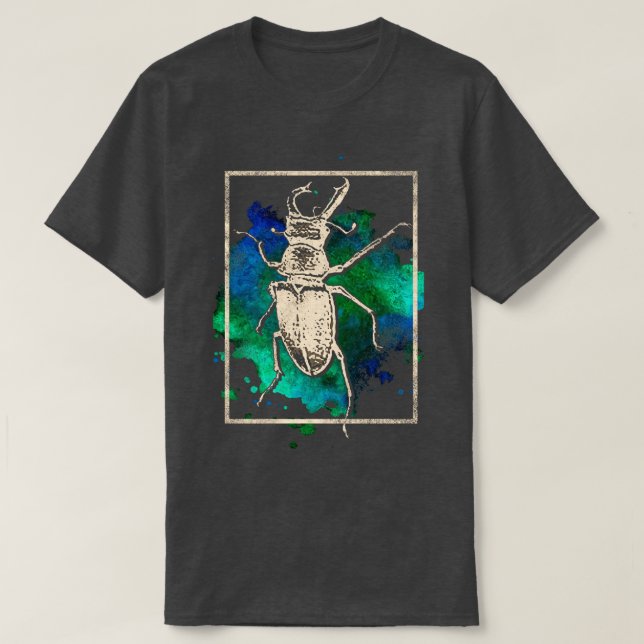 Stag Beetle T-Shirt (Design Front)