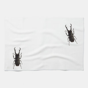 Stag Beetle Tea Towel