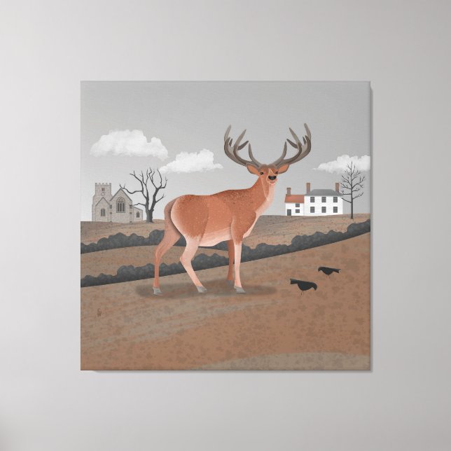 Stag Canvas Print (Front)