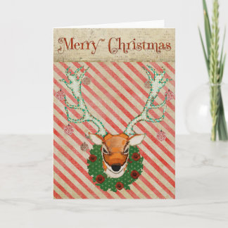 Stag Christmas Card