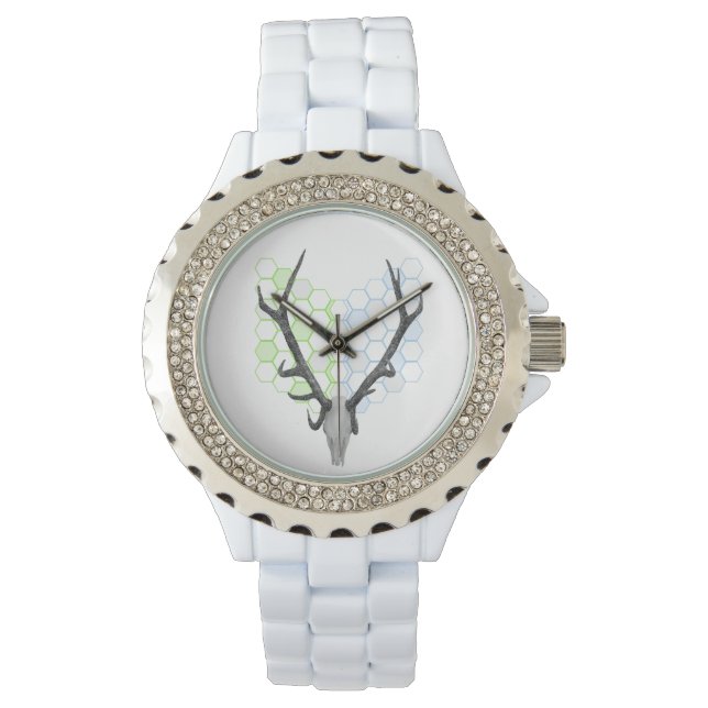 Stag Deer Trophy Antlers Watch (Front)