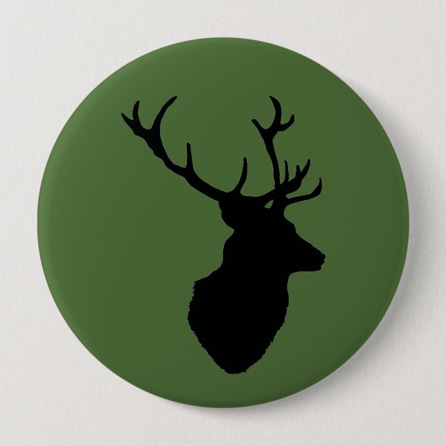 "Stag Head" design stag night badges (Front)