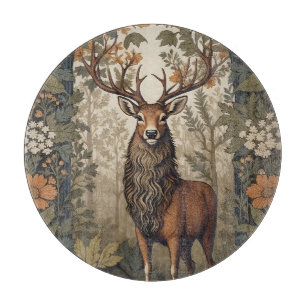 Stag In the Forest William Morris Inspired  Cutting Board
