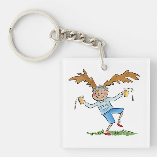 Stag Key Ring (Front)