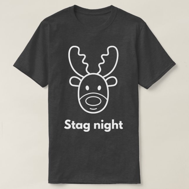Stag night funny T-Shirt (Design Front)