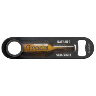 Stag Night Groom Keepsake Beer Bottle