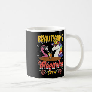 Stag Party Groom Bride Bachelor Unicorn Coffee Mug