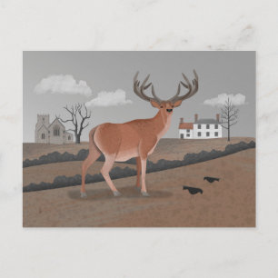 Stag Postcard