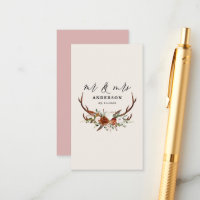 Stag rustic botanical wedding mr and mrs sparkle e