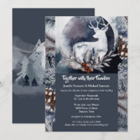 Stag silhouette evening forest woodland fall