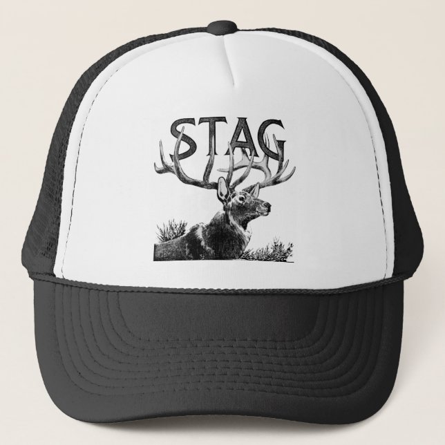 Stag Trucker Hat (Front)