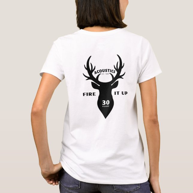 STAG Womens Basic Tee White (Back)