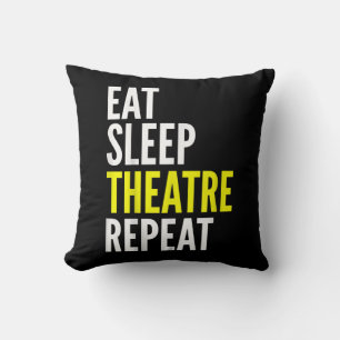 Stage Actor Gift T - Eat Sleep Actress Repeat Cushion