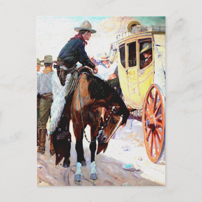 Stage Coach Postcard (Front)