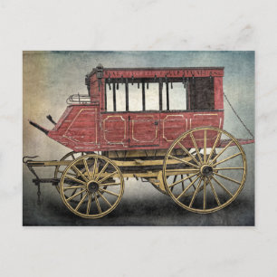 STAGE COACH POSTCARD
