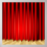 Stage Curtain School/Portrait Photo Booth Backdrop