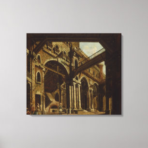Stage Design for Act III of the Opera Canvas Print