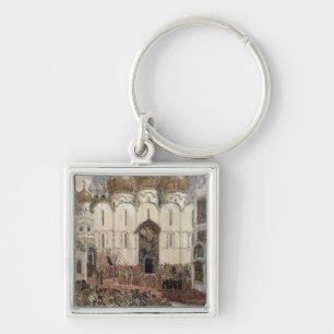 Stage design for Boris Godunov Key Ring