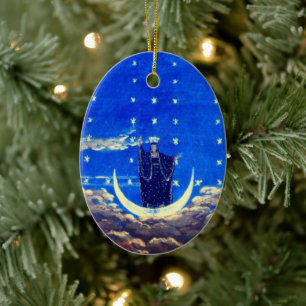 Stage design for Mozart's opera Magic Flute Ceramic Tree Decoration
