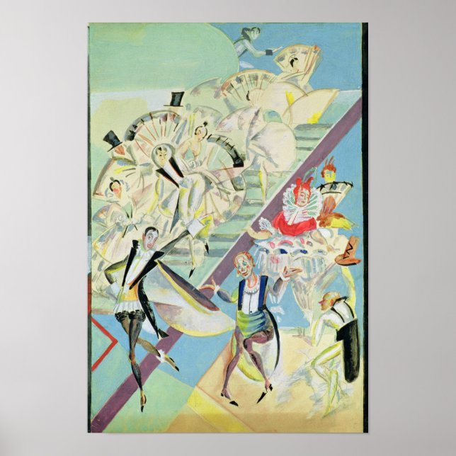 Stage design for the operetta poster (Front)