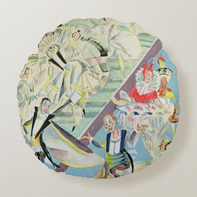 Stage design for the operetta round cushion (Front)