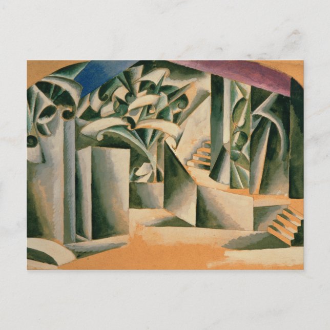 Stage design for William Shakespeare's play Postcard (Front)