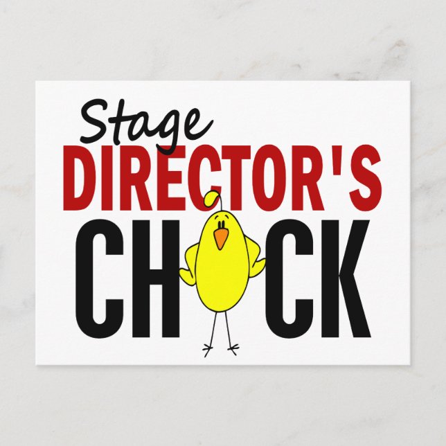 Stage Director's Chick Postcard (Front)