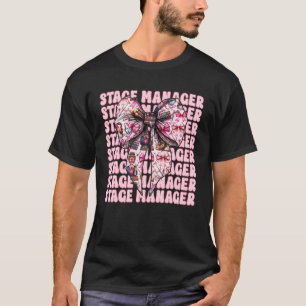 Stage Manager Drama Theatre Mask Actor Theatre Gir T-Shirt