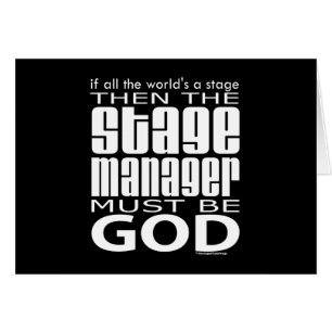 Stage Manager God