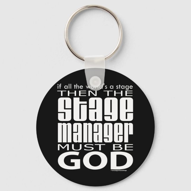 Stage Manager God Key Ring (Front)