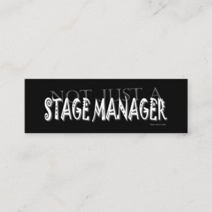 Stage Manager - Social Media Personal Card