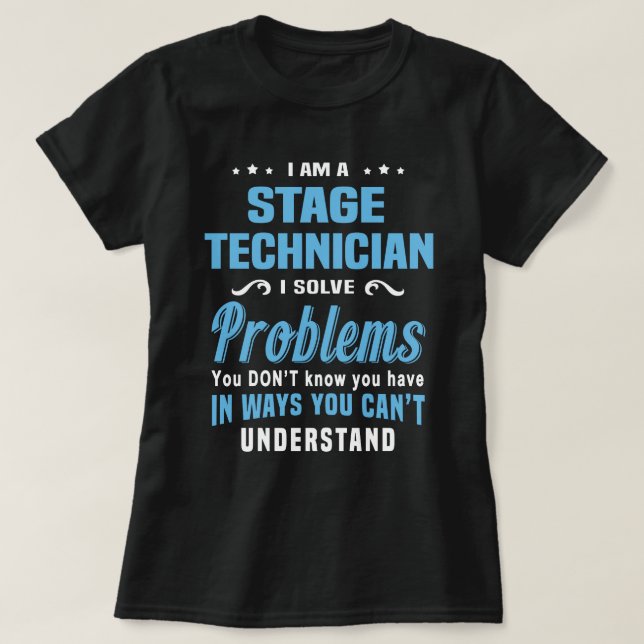 Stage Technician T-Shirt (Design Front)