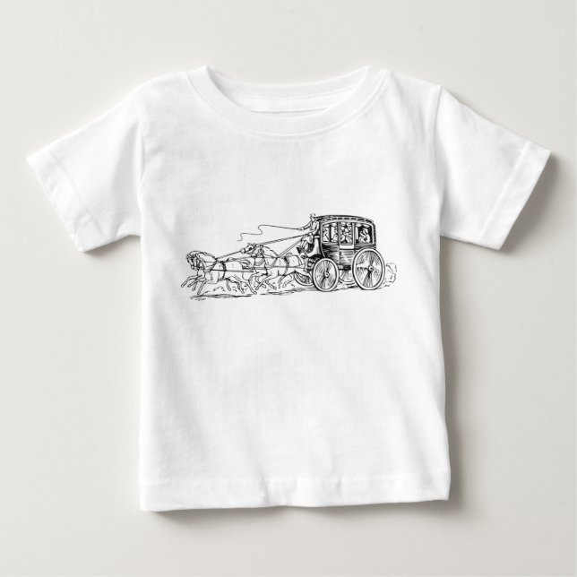 Stagecoach Baby T-Shirt (Front)