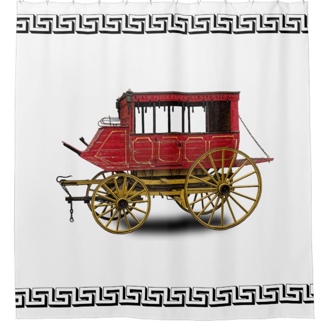 STAGECOACH SHOWER CURTAIN (Front)